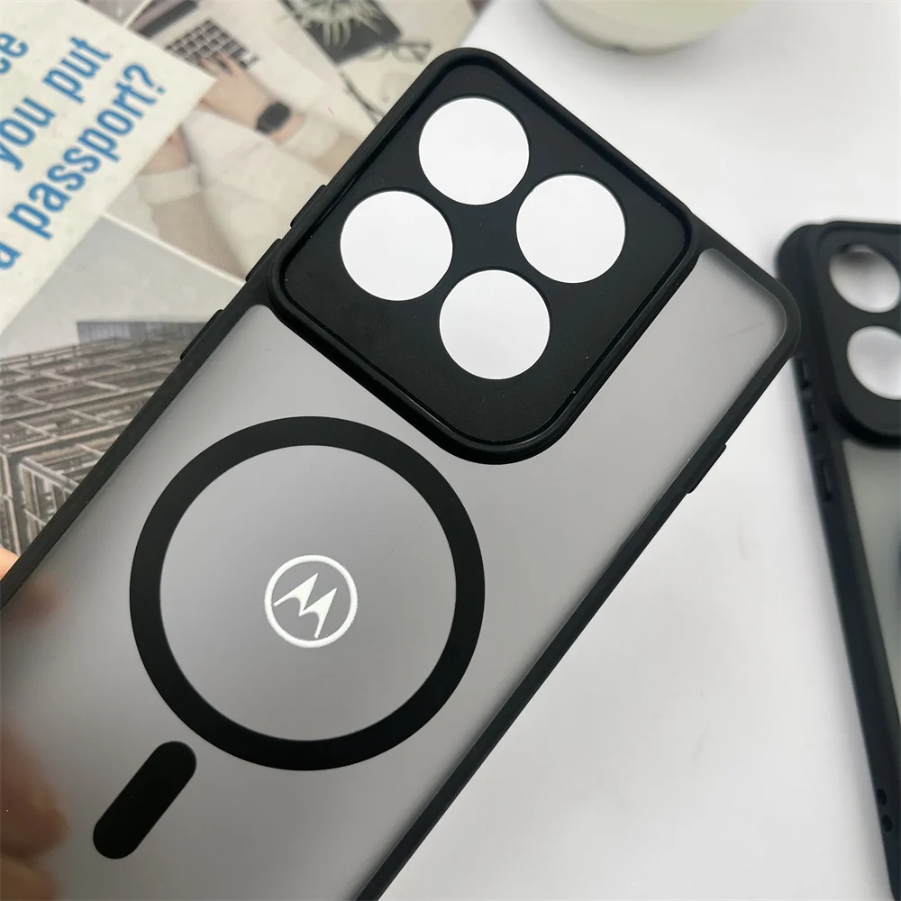Magnetic Luxury Matte Translucent Case with Magsafe Wireless Charging Compatibility