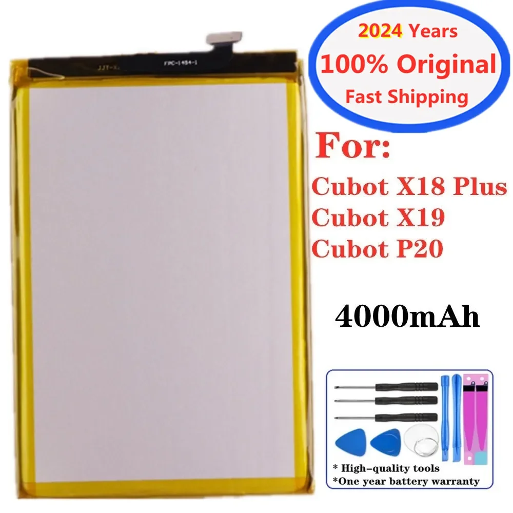 

Высококачественный оригинальный аккумулятор 2024 года для Cubot X18 Plus X19 P20, аккумулятор для телефона 4000 мАч