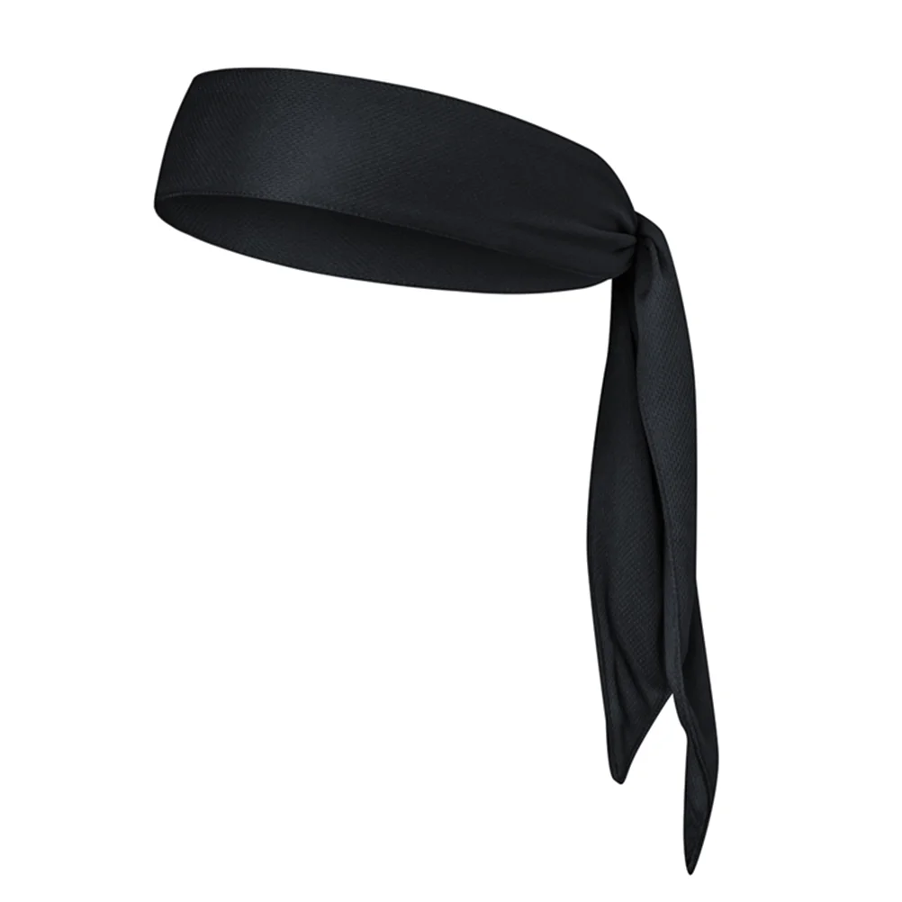 

Head Tie Sports Headband Tie Headband for Running Working Out Tennis Karate Athletics Pirate Costumes (Black)