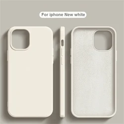 Vibrant Candy Color Shockproof Phone Case - Soft Smooth Protector Back Cover - 7 8 or SE 2020 (White)