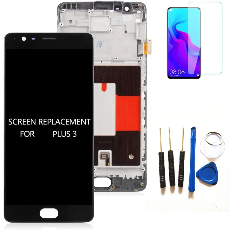 LCD ÷ ġ ũ Ÿ  Oneplus 3 3T A3000 1 + 3 + 3T,    