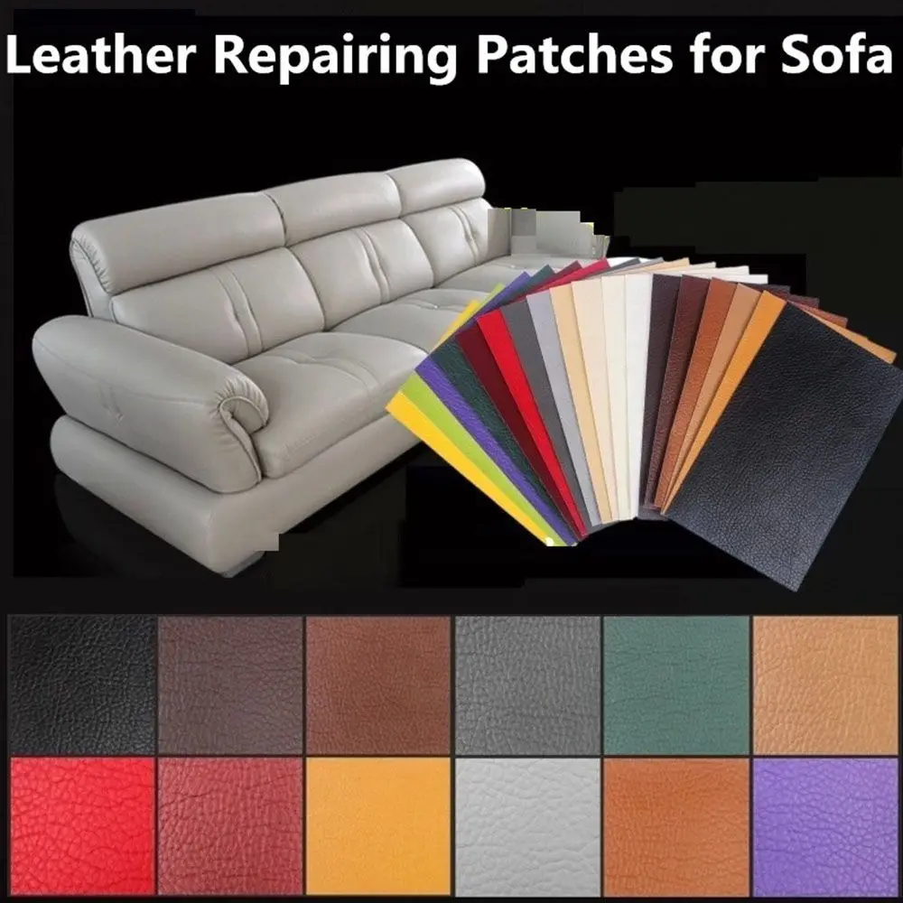 DIY Stick-on Repairing Sofa Patch PU Leather Self Adhesive Fabric Sticker