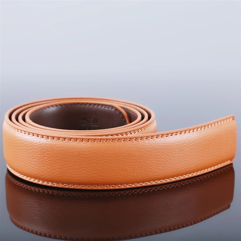 Automatic Men's Belt Replacement Strip Without Buckle_voghion.com