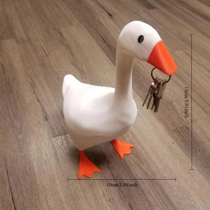 Creative DIY magnet duck ornament 1pc for storage