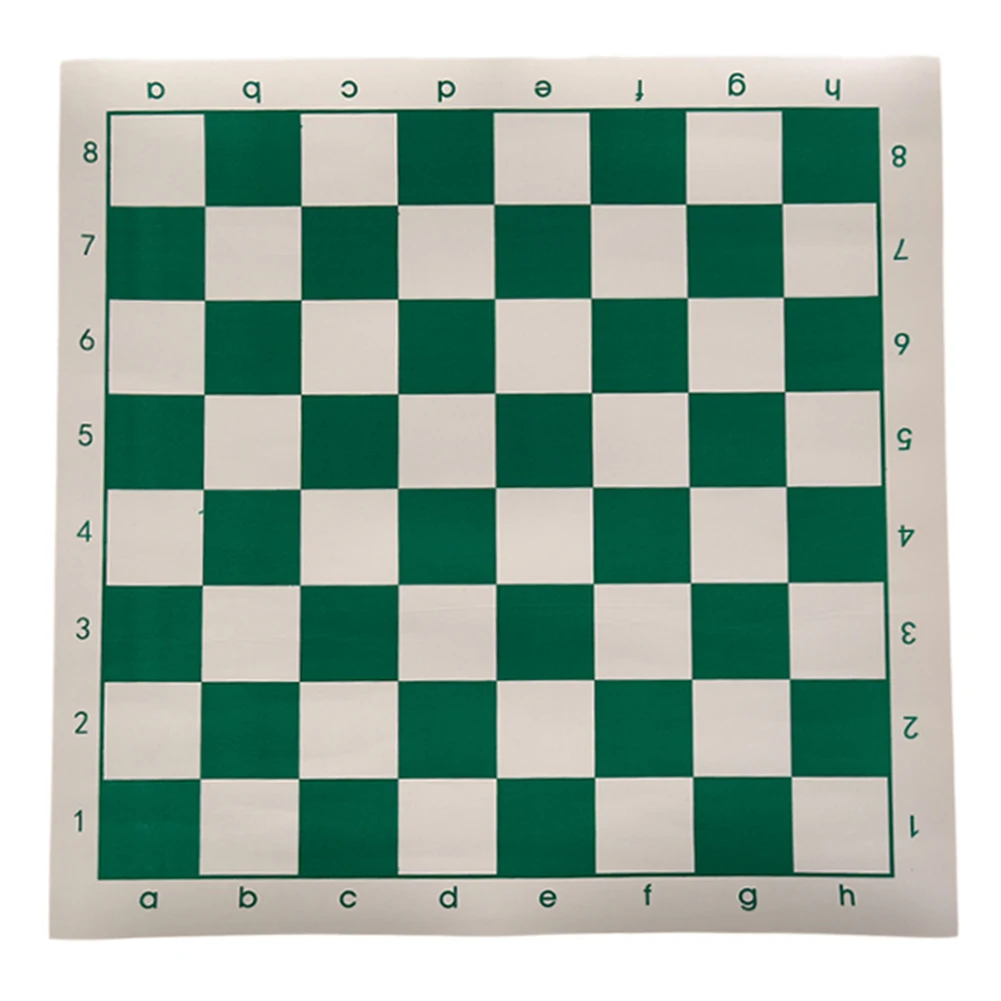 34.5x34.5/42x42cm PVC Leather Tournament Chess Board For Children's Educational Games Entertainment Board Games Foldable Chess Board