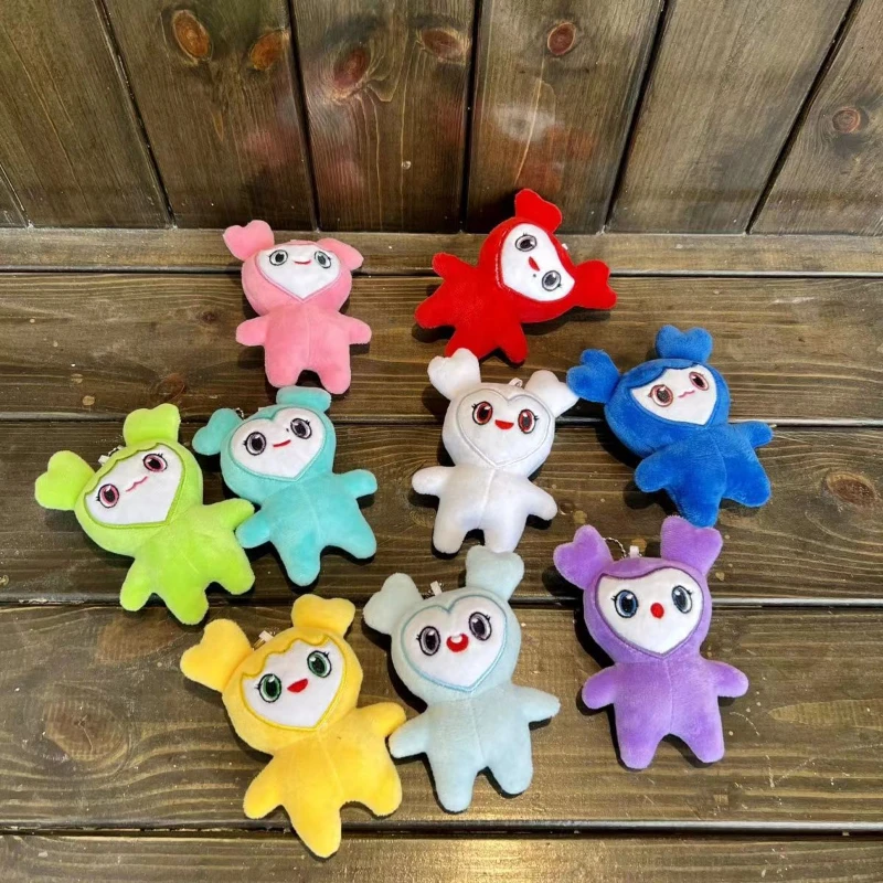 

9pcs Plush Korean Super Star Plush Toy Cartoon Animal TWICE Momo Doll Keychain Pendant Keybuckle PlushToy for Fans ONCE Girls