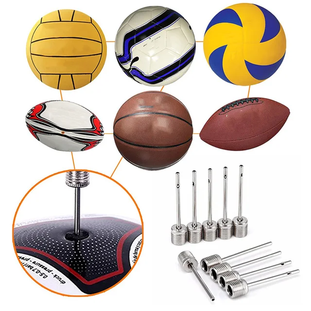 60Pcs Inflation Needle Stainless Steel Ball Pump Needle Durable Air Pump Accessories for Basketball Football Volleyball 60Pcs Inflation Needle Stainless Steel Ball Pump Needle Durable Air Pump Accessories for Basketball Football Volleyball