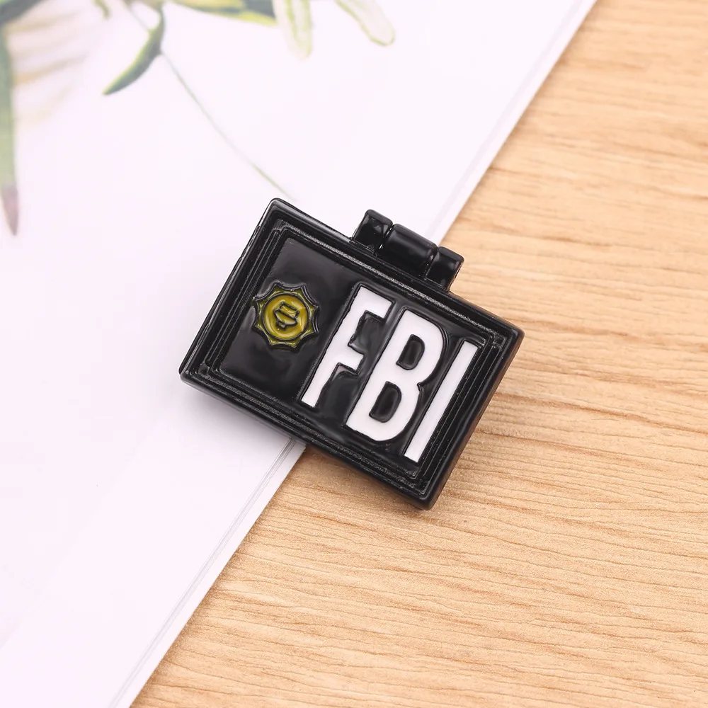 Cartoon Enamel Pins ID Card Flip Brooches Jewelry Gifts For Friends anime brooches game brooch