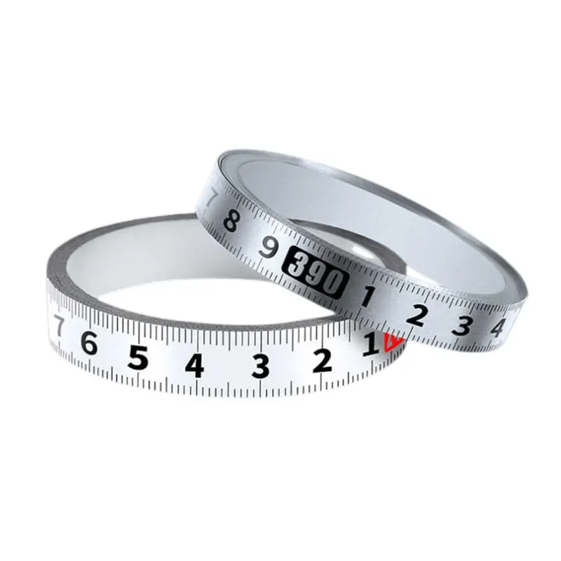 tape measure measuring tape measuring ruler self-adhesive stainless steel workbench metric scale rust-proof