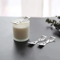 10/20pcs Kitchen Accessories Metal Candle Wicks Holder Centering Device Candle Making Kit Melt Core Auxiliary Tool Supplies Wax 4
