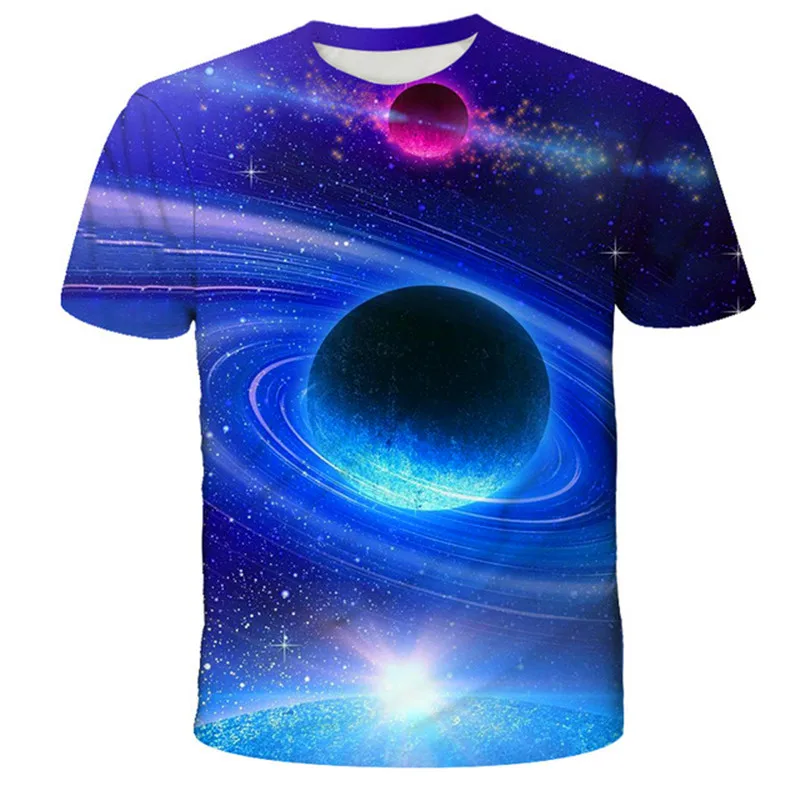 cute shirts Universe Planet Space Galaxy 3D T Shirts boys gilrs Kids T Shirts 3D Printed Starry Sky Cool T Shirts Fashion Street Tops funny t shirts