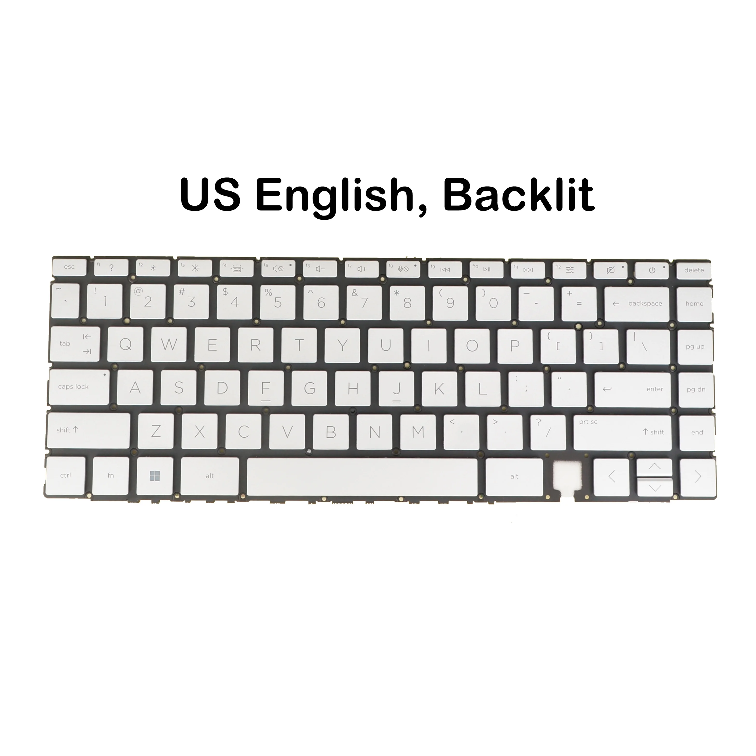Teclado Retroiluminado dos Eua para hp Inveja 14-eb 14-eb0000 14-eb1000 Sg-a4160-xua X3c Sn6197bl Prata