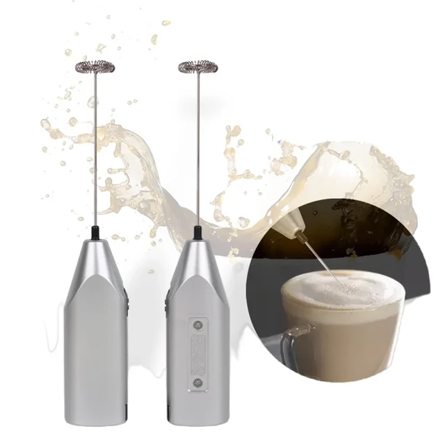 Electric Milk Frother Portable USB Egg Beater Hand Held Coffee Whisk Foam  Mixer Rechargeable Kitchen Household Milk Foamer - AliExpress