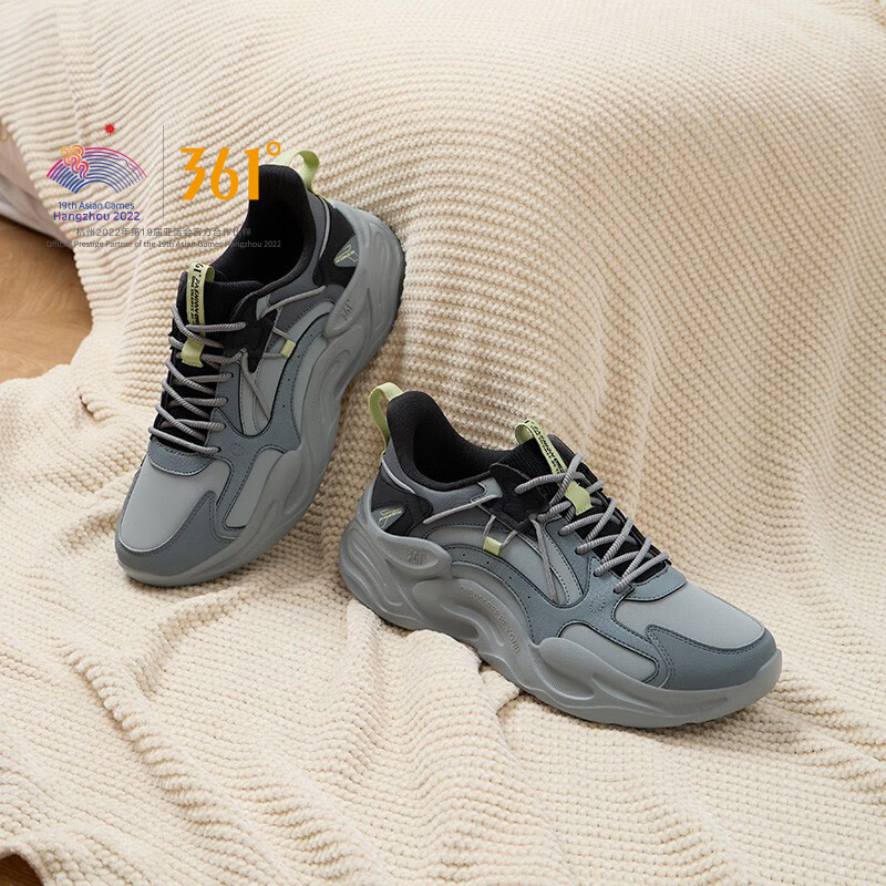 361 Degrees Men's Sports Shoes Autumn and Winter Leather Warm Comfortable Casual Shoes Outdoor Travel Sneakers Male 672346763F