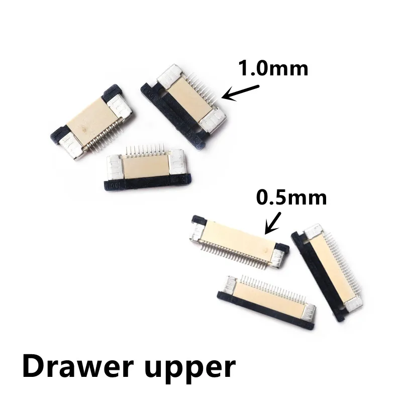 10PCS FPC Connector Socket Drawer/Clamshell Assortment