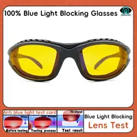 Lentille rouge, lentille Orange 100% lunettes bloquant la lumière bleue lunettes de jeu Anti fatigue mode téléphone lunettes 6