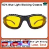 Red Lens，Orange Lens 100% Blue Light Blocking Goggles Glasses  Gaming Glasses Anti fatigue fashion Phone Eyeglasses 6