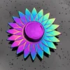 New Multicolor Gradient Fidget Spinner Creative Flower Rainbow R188 Mute Bearing Hand Spinner Fingertip Gyro Stress Relief Toys 5