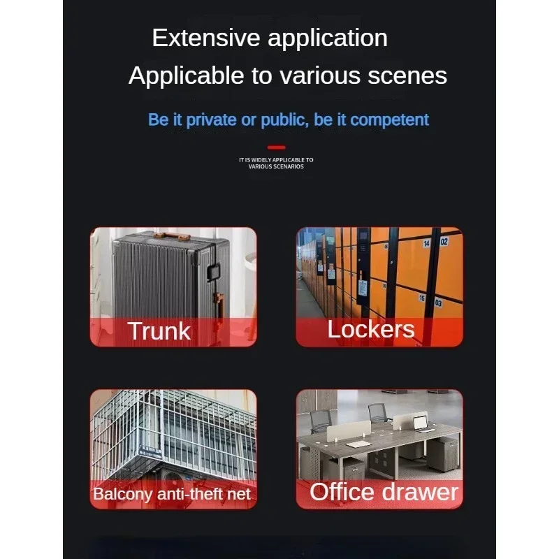 Intelligent fingerprint padlock outdoor waterproof and rust proof padlock intelligent electronic padlock head intelligent padlock