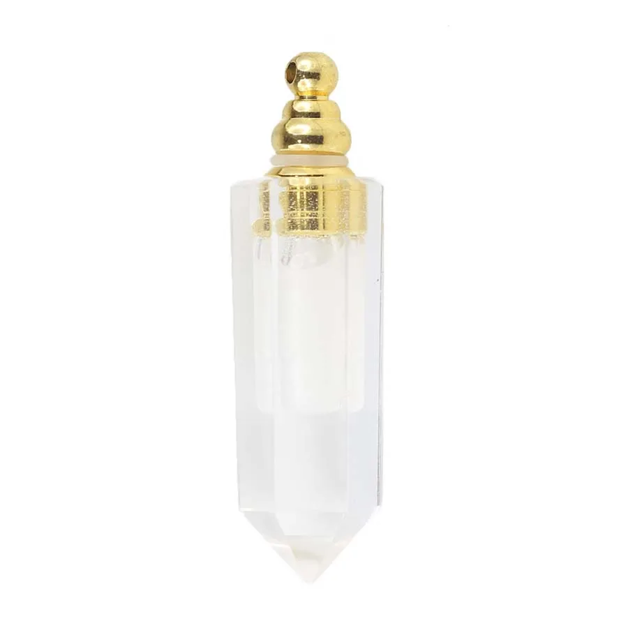 Hexagonal Crystal Perfume Pendant 5