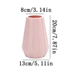 Creative Fashion Flower Vase Imitation Ceramic Plastic Flower Pot Nordic Style Modern Flower Arrangement Container Home Ornament 3