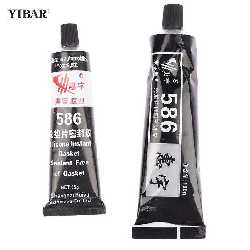 CarSealantGlue586BlackSiliconeFreeGasketAutomobileSealant