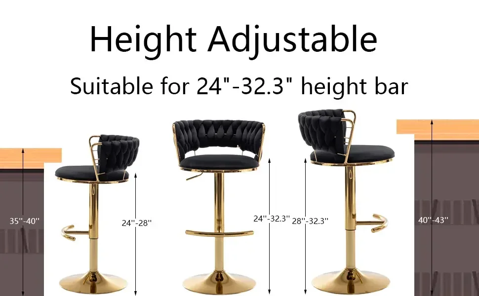 gold bar stools