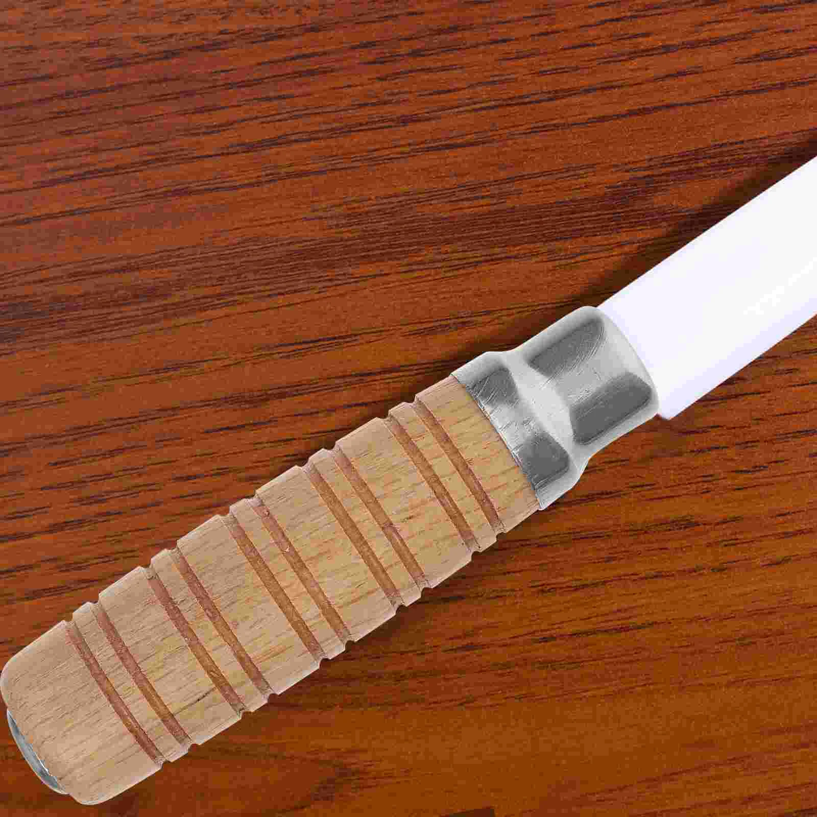 

1 Set of Kitchen Handle Wooden Chef Antiskid Handle Replacement for Restaurant