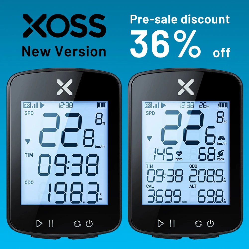 

New Version xoss G+ G2 G plus Bike Computer GPS Generation 2 Cycling Wireless Speedometer Tracker Odometer Road MTB Bike ANT+