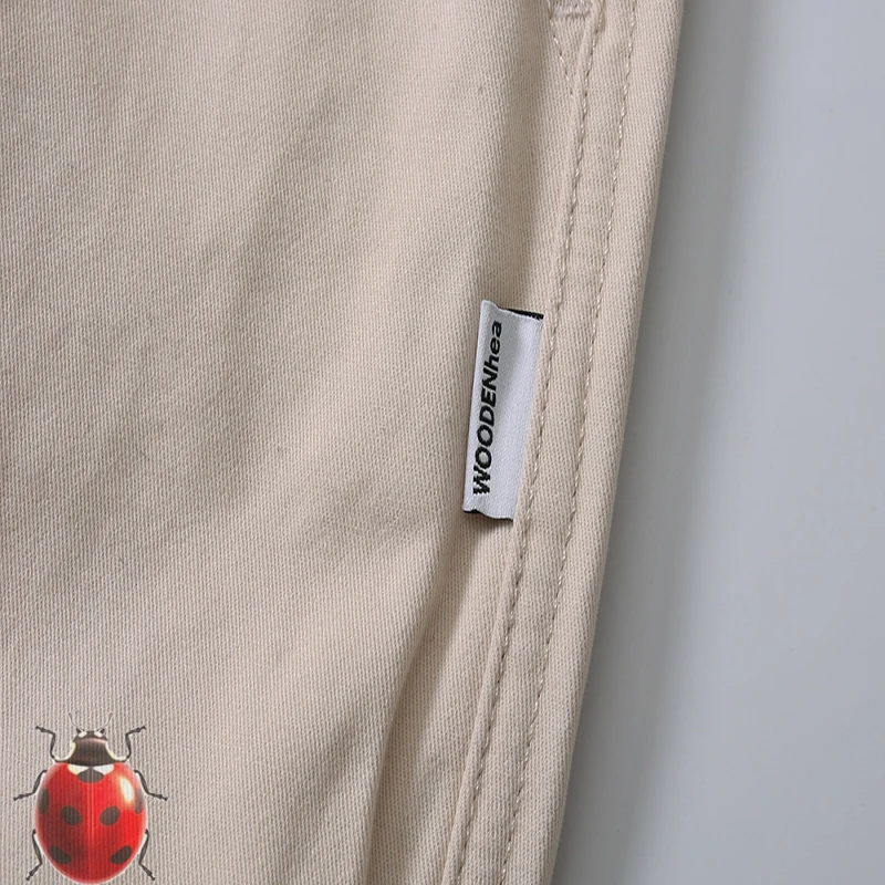 WOODENhea Wide Leg Pants Casual Trousers Men Women High Quality Daily Loose Drawstring Waistband  Trousers JAPAN
