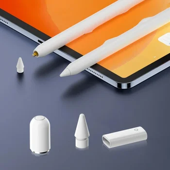 Adattatore di ricarica per Chip intelligente portatile in lega di alluminio tappo a matita magnetico bianco accessori di ricambio per stilo ad adsorbimento stabile