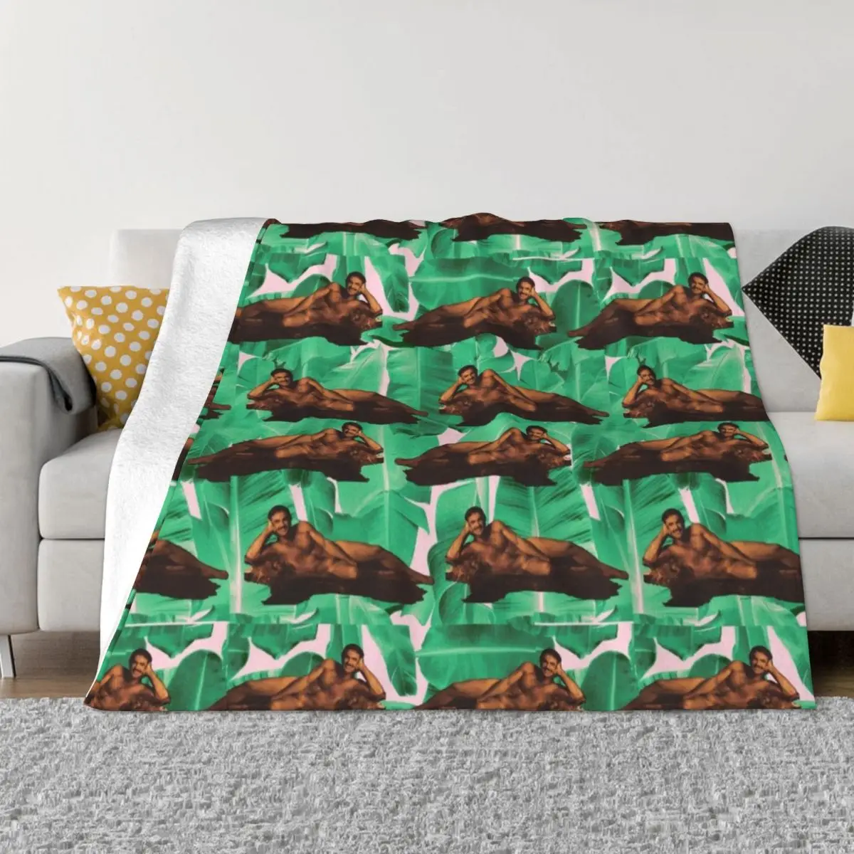 

Bearskin Burt Throw Blanket Vintage Blanket Hairy Blankets