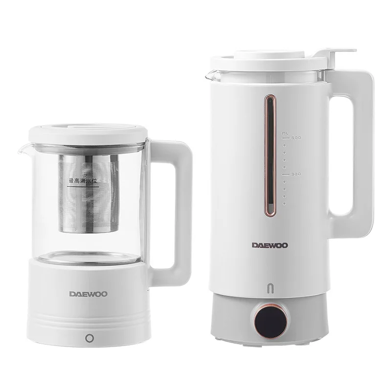 

DAEWOO Food Blender 600ml Soymilk Maker Multifunctional Electric Food Mixer Health Preserving Pot Health Cup OLED Display Menu