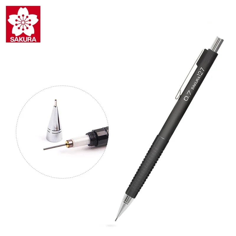 SAKURA Mechanical Pencil 0.3/0.5/0.7/0.9mm Press Automatic Pencil Propelling Pencils Sketch Supplies 3