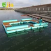240Cm Floating Lounge Round Sofa Couch Inflatable Dock Platform For Super Yacht Water Fun  Adults 1