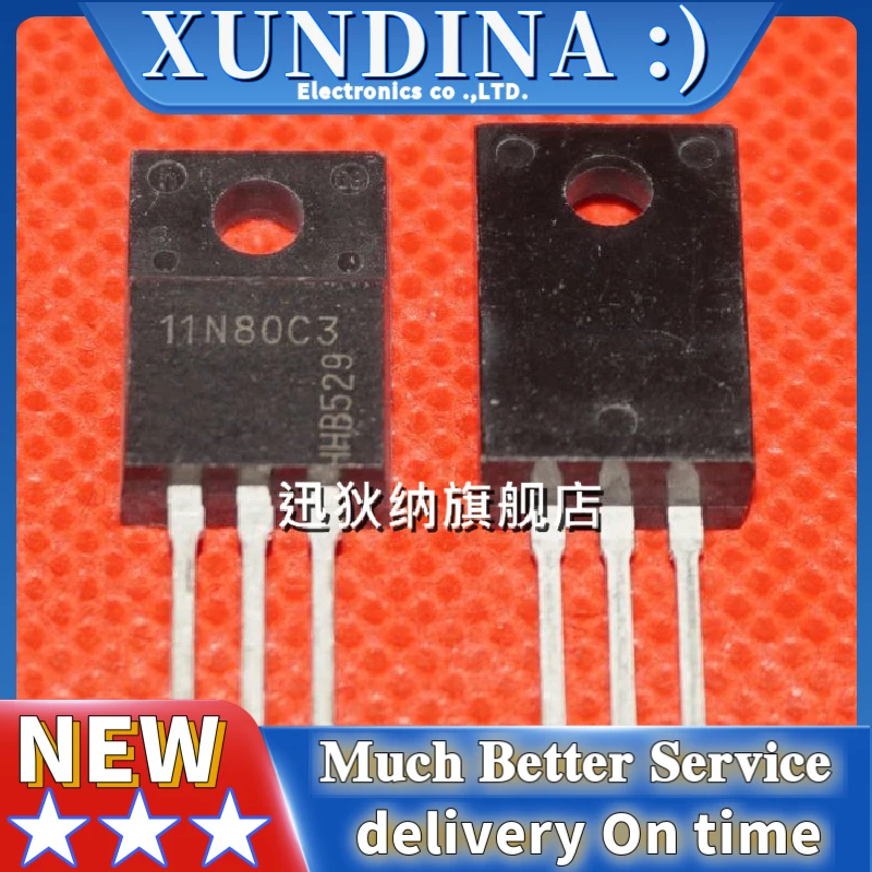 

10 шт./лот SPA11N80C3 TO220F новая и оригинальная интегральная схема