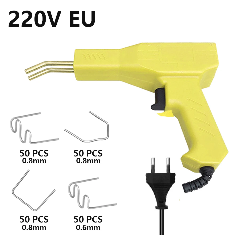 Plastic Welder Gun Hot Stapler Welding Machine Soldering Iron for Plastic Staple PVC Repairing Machine Car Bumper Repair Tool rework station Welding Equipment