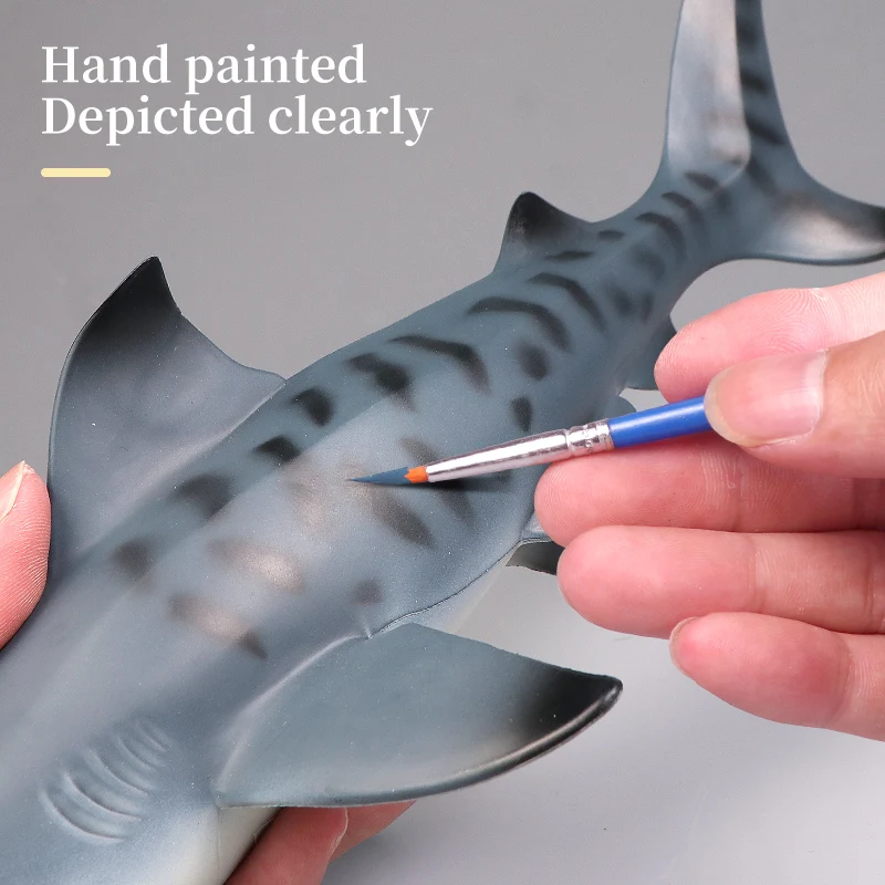 Large Shark Ocean Animal Action Figure - Decorative Toy and Gift Playset