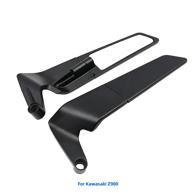 Motorcycle Side View Mirror For Kawasaki Z1000 Z900 Z800 Z750 Z650 Z400 Z300 Z250 Z125 Rearview Mirrors Kits Rotate Adjustable