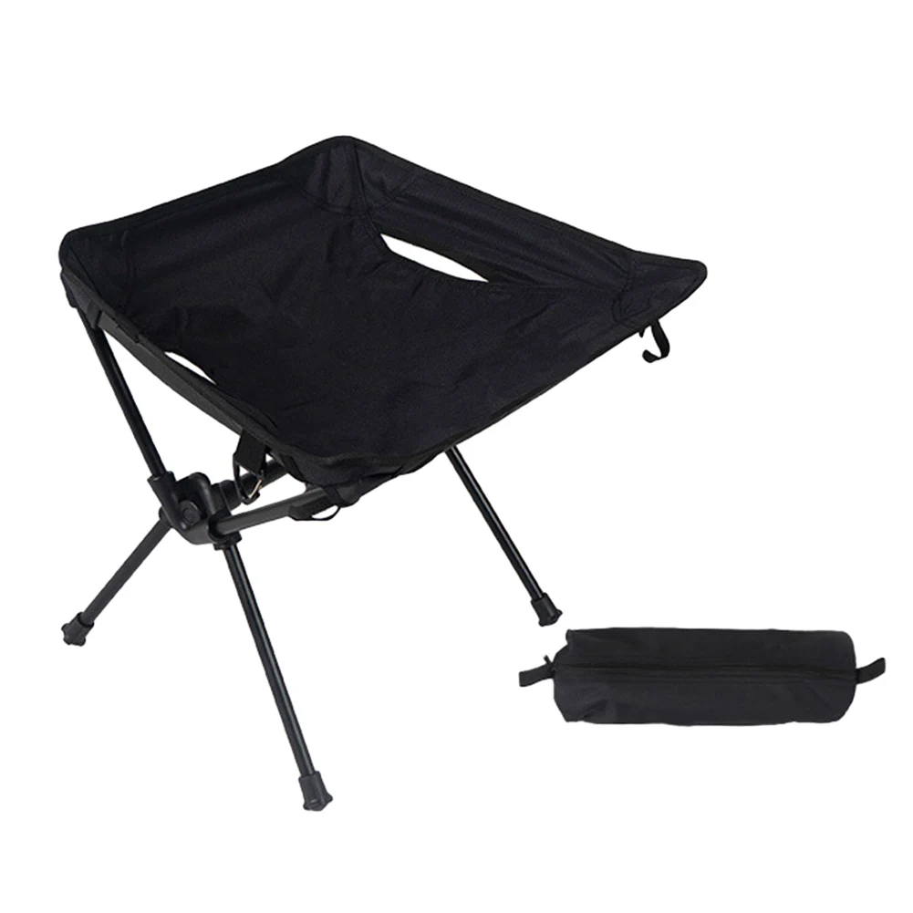 

Chair Folding Chair 50x31x38cm 7075 Aluminum Alloy Back Camping Stool Fishing BBQ Folding Moon Chair Practical