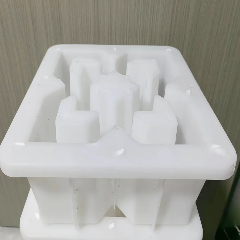 20X20Cm Creative Mold Plastic Handmade Diy Combination Ornament Antique Ancient Garden Path Wall Brick 3D Carving