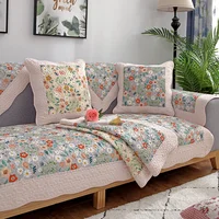 Modern Rural Jacquard Couch Mats Comfortable Soft Non Slip Breathable Sofa Towel Versatile Living Room Decoration Seat Cushion 1