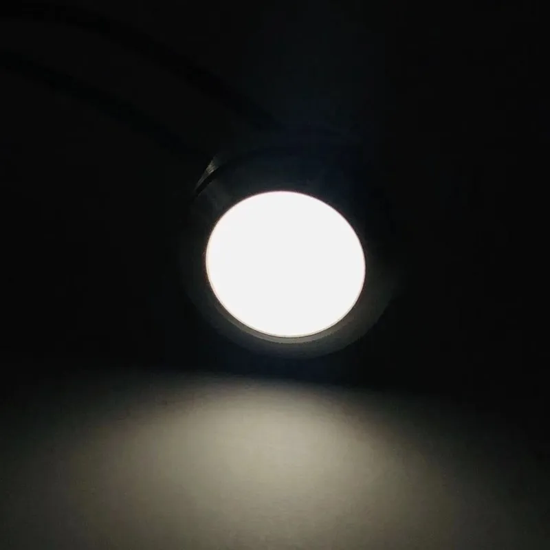 thumbnail image 1 of Luz indicadora LED de metal de 6/8/10/12/16/19/22 mm, luz de señal impermeable con cable de 3 V, 5 V, 6 V, 12 V, 24 V, 220 V, rojo, amarillo, azul, verde y blanco, 1 of 5