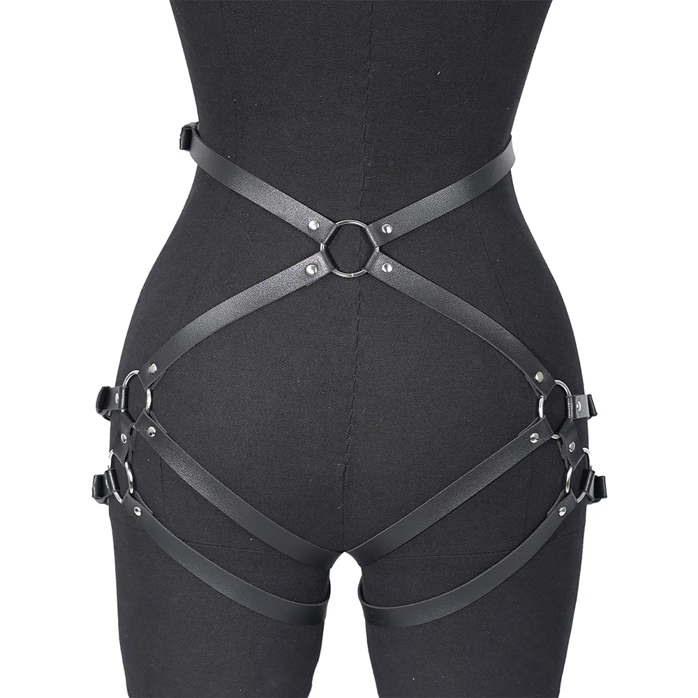 Sexy Been Vrouwen Harnas jarretellegordel Dij Kousenband Seksspeeltjes Bdsm Sex Bondage Harnas Lingerie Gothic Fetish C_voghion.com