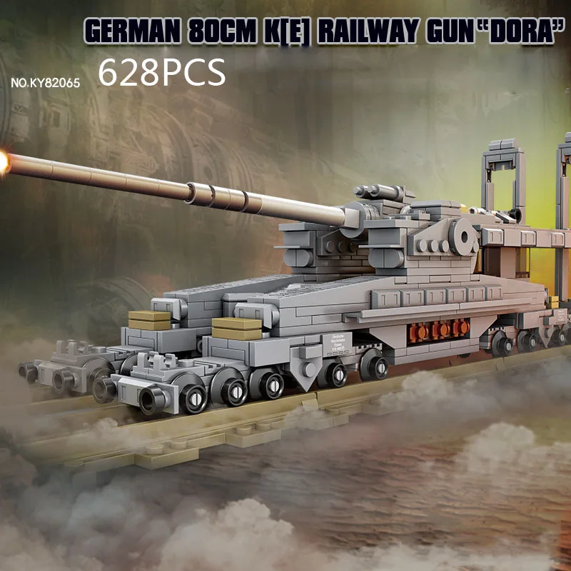 World War Germany Military Vehicle Dora 800mm Schwerer Gustav