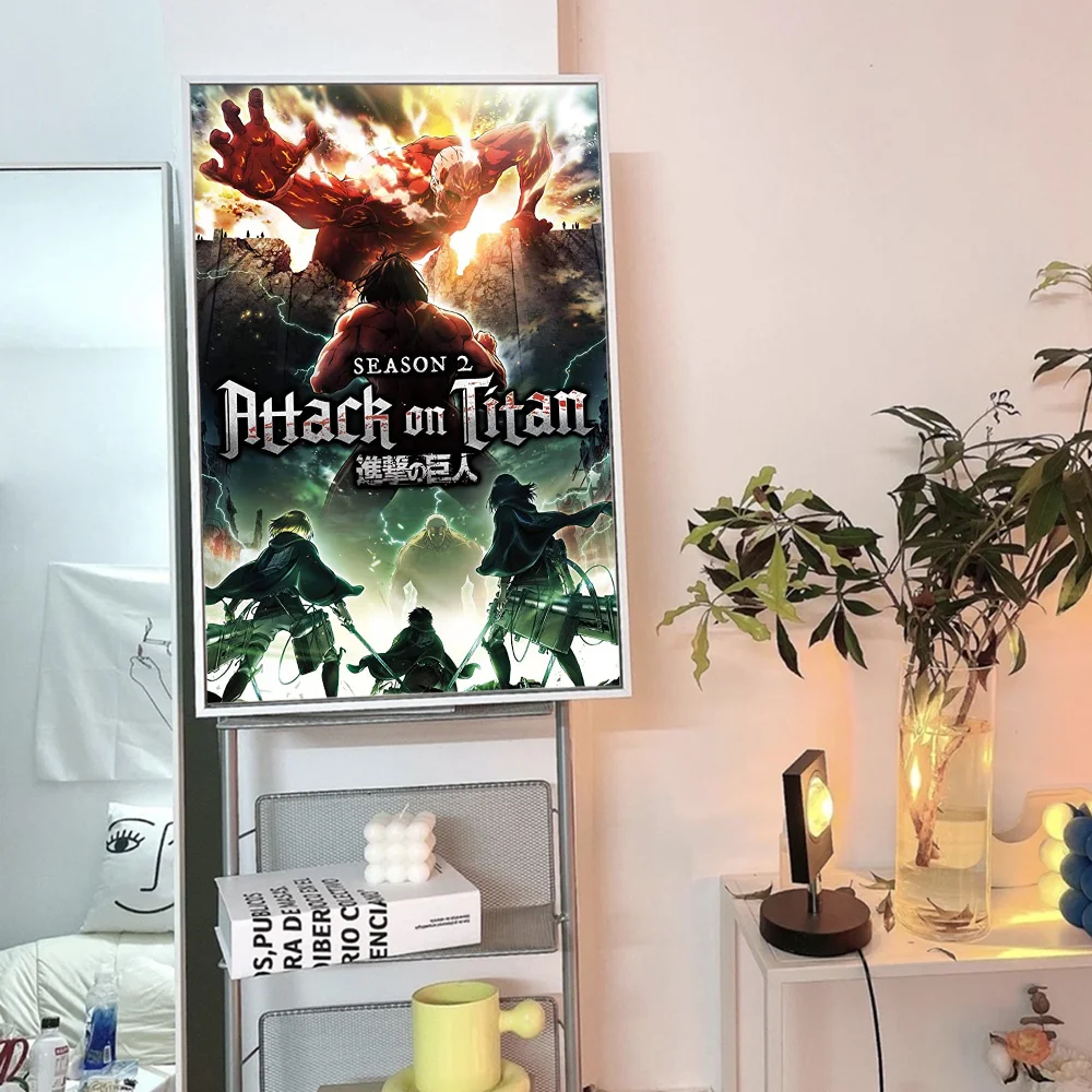 Anime Poster Attack on Titans Poster HD Quality Prints Wall Art Painting Study Home Decor