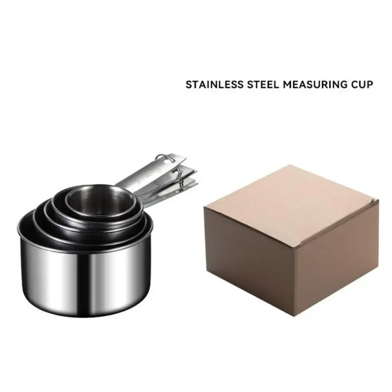 

Baking utensils measuring cup measuring spoon set 430 stainless steel measuring cupset with graduated measuring cup