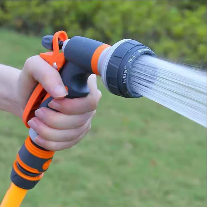 Garden Water Spray Gun High Pressure Water Gun Foam Bottle Spray Car Wash High Pressure Sprayer Watering Nozzle