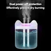 Double spray large capacity humidifier Home mini desktop fog volume humidifier Essential oil diffuser water refill air purifier 4