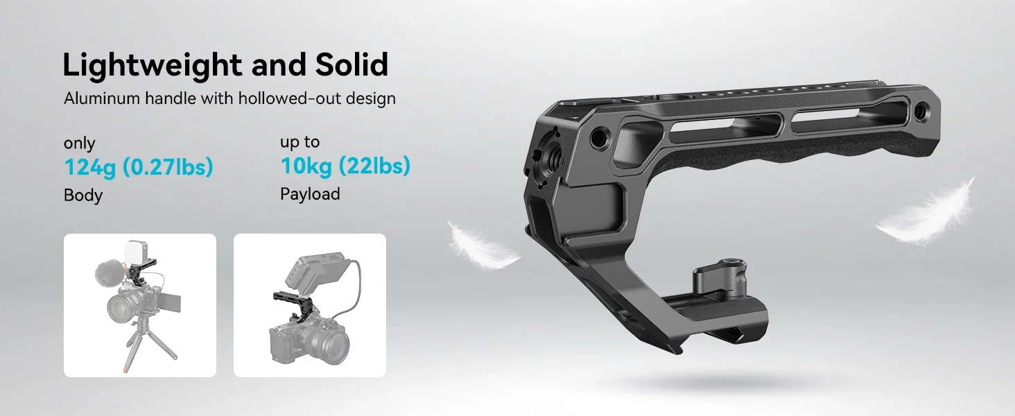 SmallRig Top Handle 5 Built-in Cold Shoe Mounts Portable Camera Handle For Sony